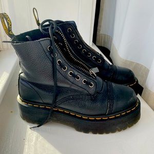 Dr marten boots- broken in slightly, but in great condition.